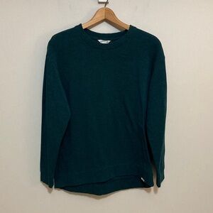 Orvis Deep Teal Green Crewneck Sweatshirt, Size Small
